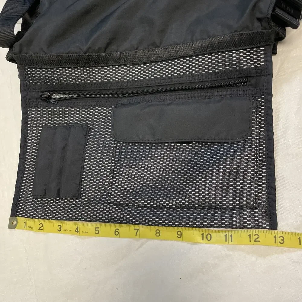 Tumi Alpha Bravo Barton Flap Crossbody Carry Bag Nylon Black
